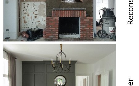 Langdon Gatehouse Fireplace Reconstruction